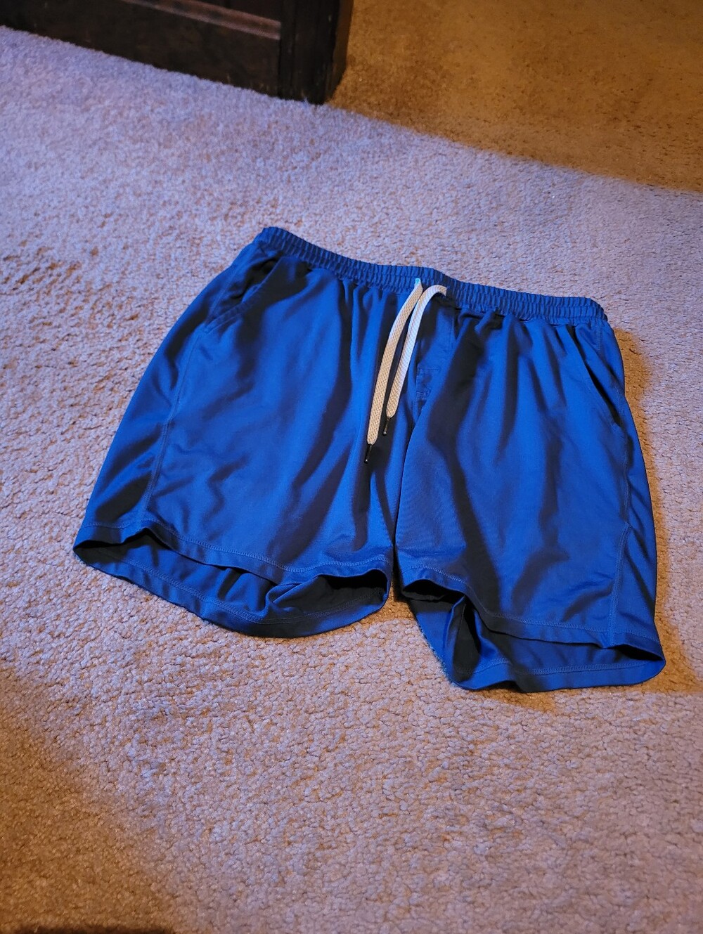 Blue shorts